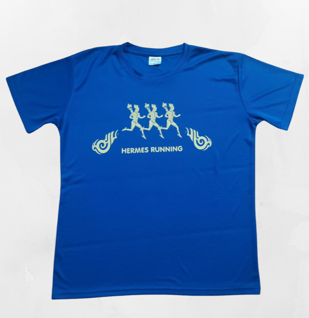 Hermes Running Technical T-Shirt (Blue)