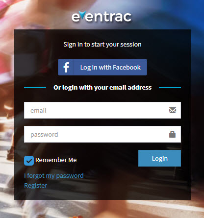 eventrac, How to create an Organiser Account