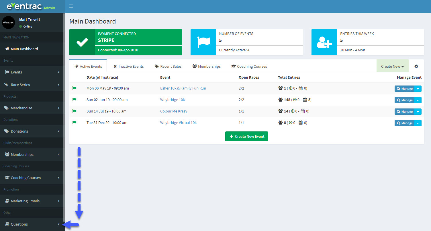 How to Add Custom Questions to your Entry Form