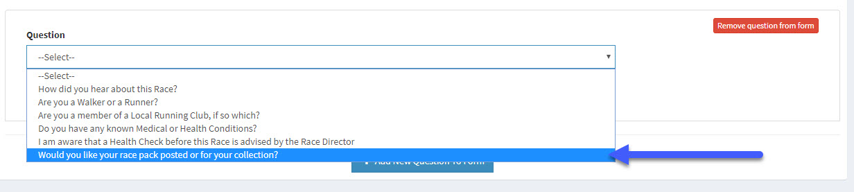 How to Add Custom Questions to your Entry Form